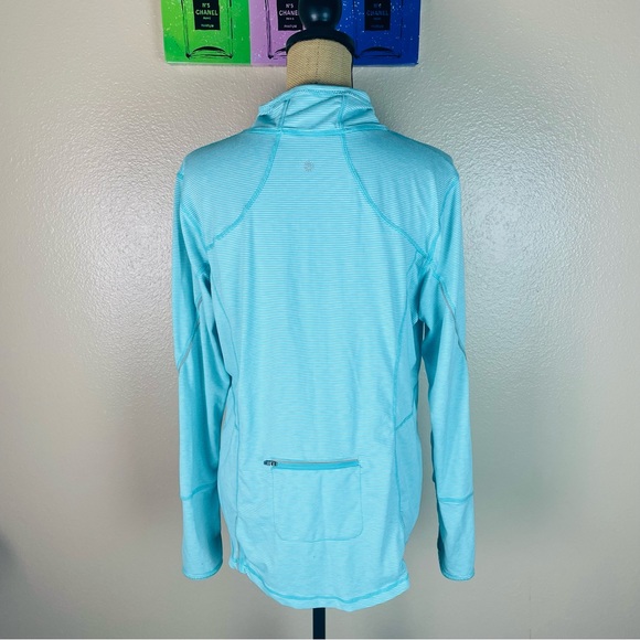 Light Blue Sweatshirt Sportswear Women Outdoor Track Jacket XL Outdoor Athletic - Picture 6 of 10